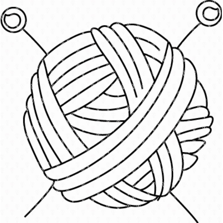Yarn and knitting needles