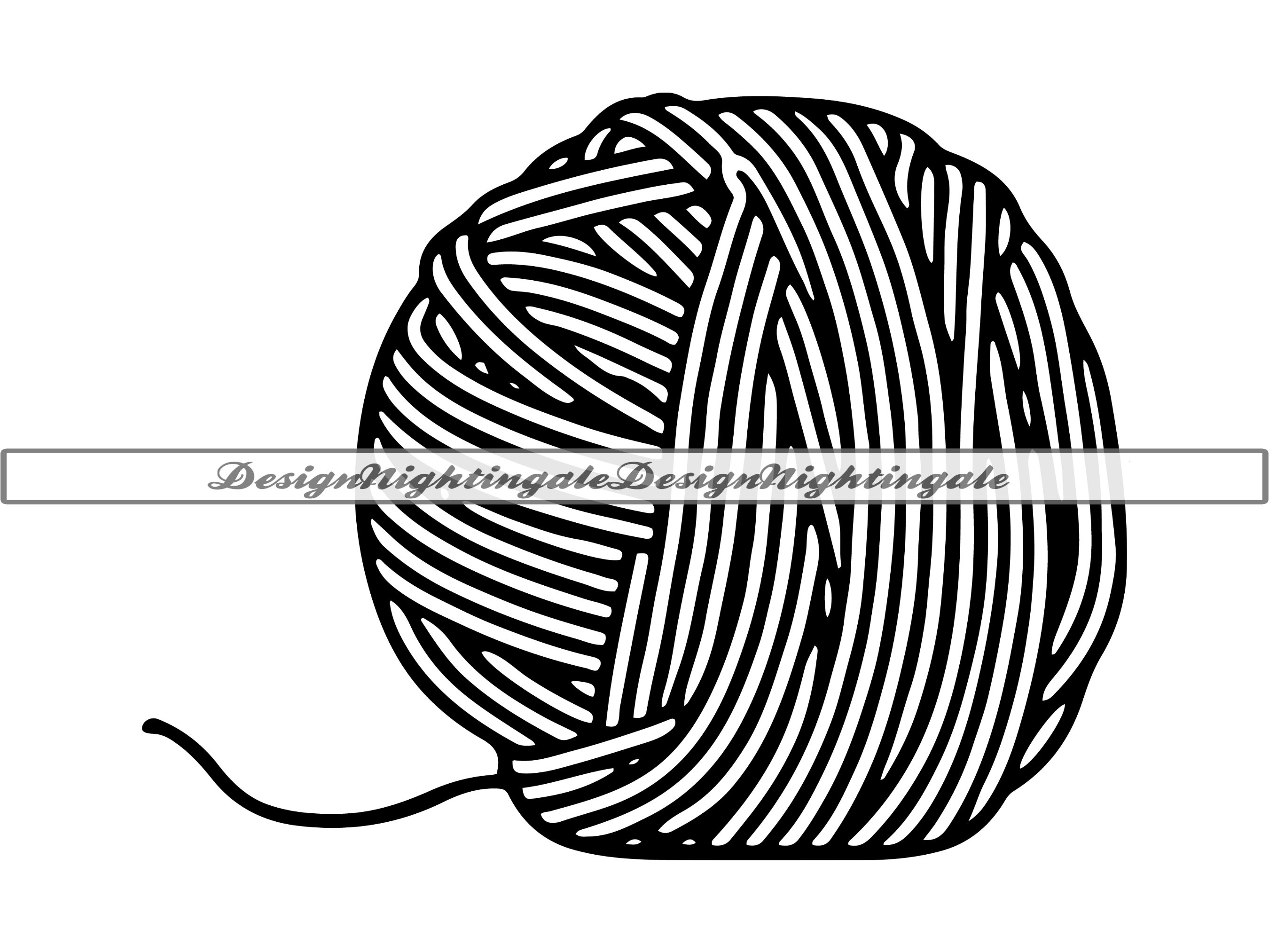 Yarn ball svg yarn svg knitting svg yarn ball clipart yarn ball files for cricut yarn ball cut files for silhouette dxf png vector