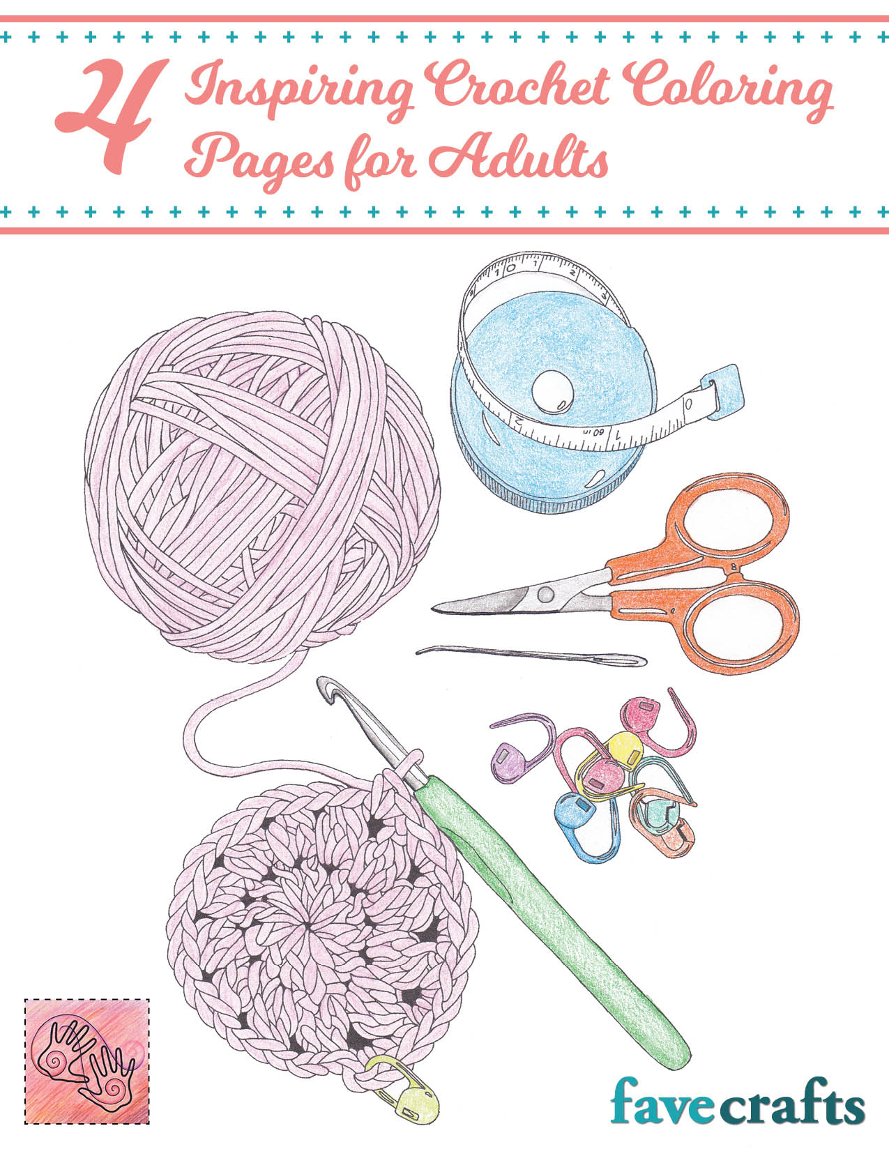Free crochet coloring pages ebook review