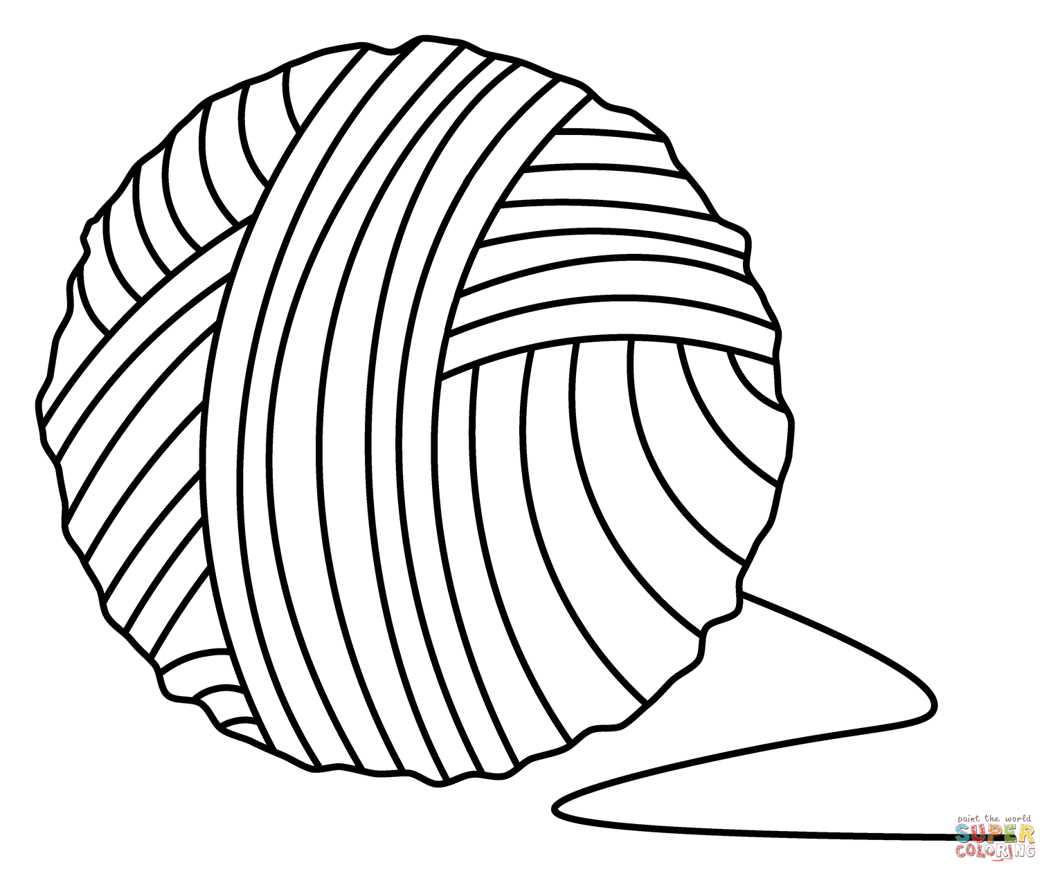 Yarn emoji coloring page free printable coloring pages