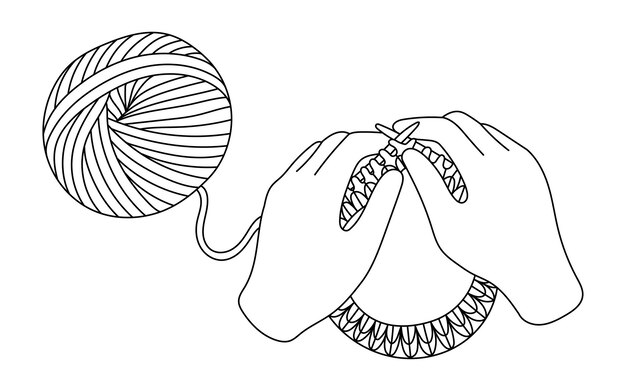 Page coloring pages yarn images