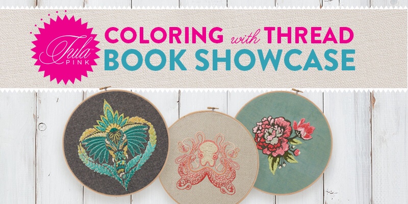 Coloring with thread book showcase â