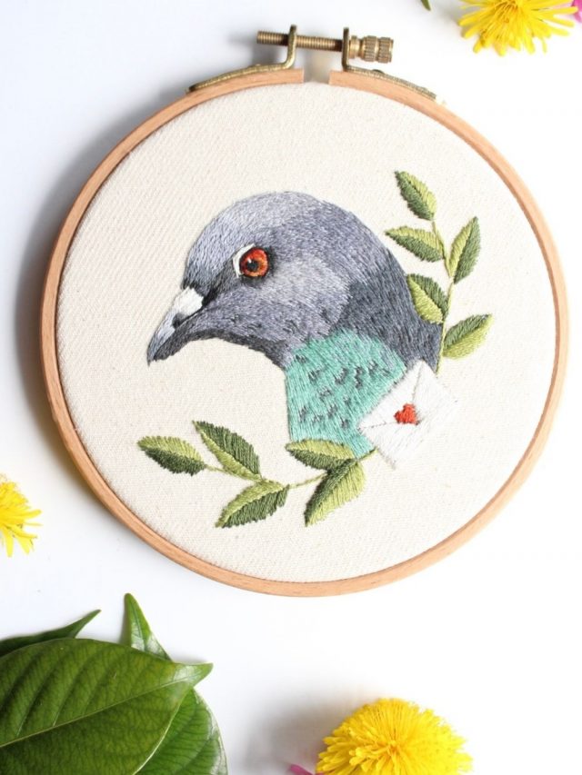 Painting with thread how to make realistic embroidery