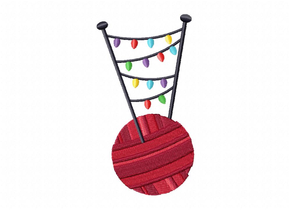 Christmas yarn embroidery design â daily embroidery