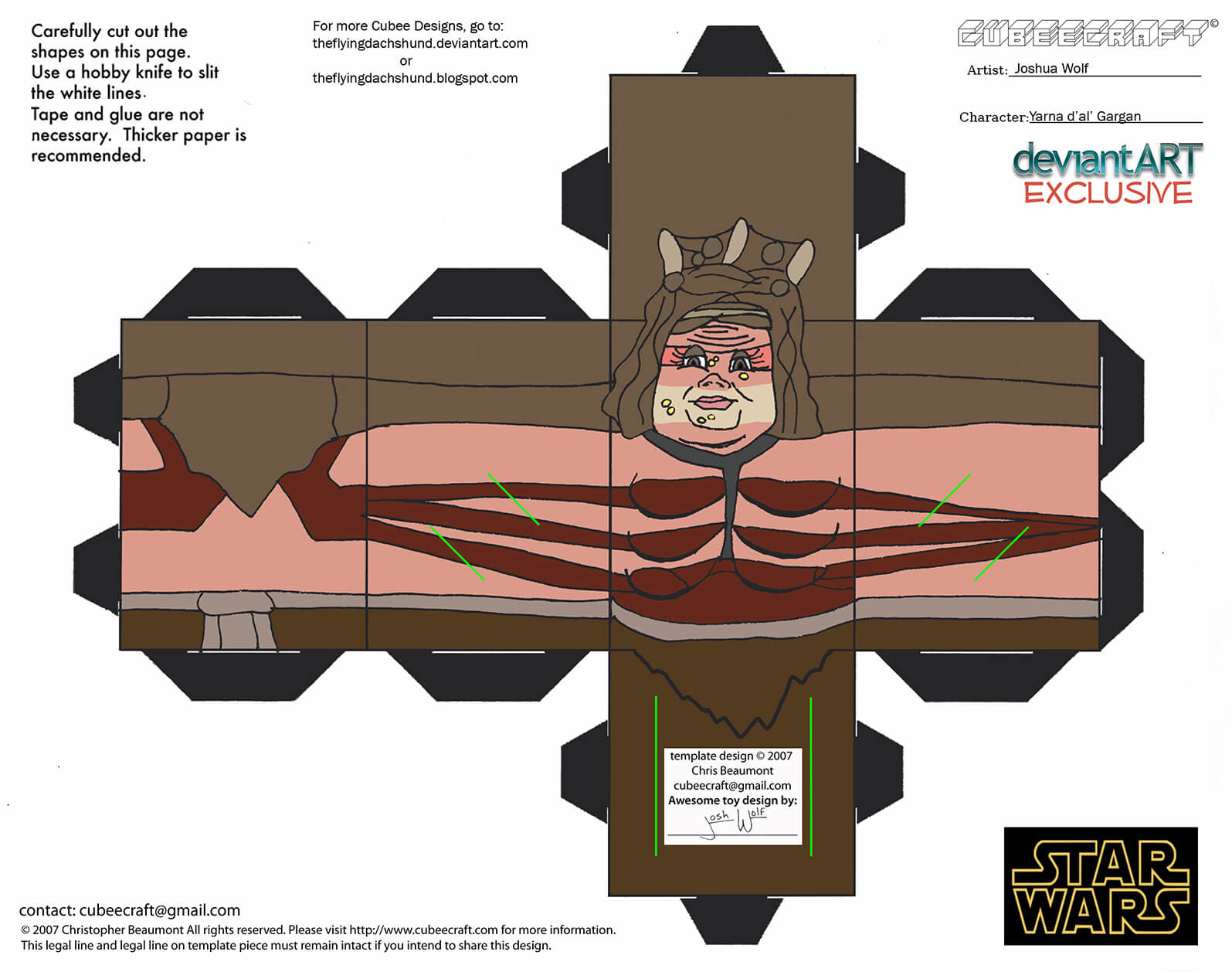 Yarna dal gargan paper toy free printable papercraft templates