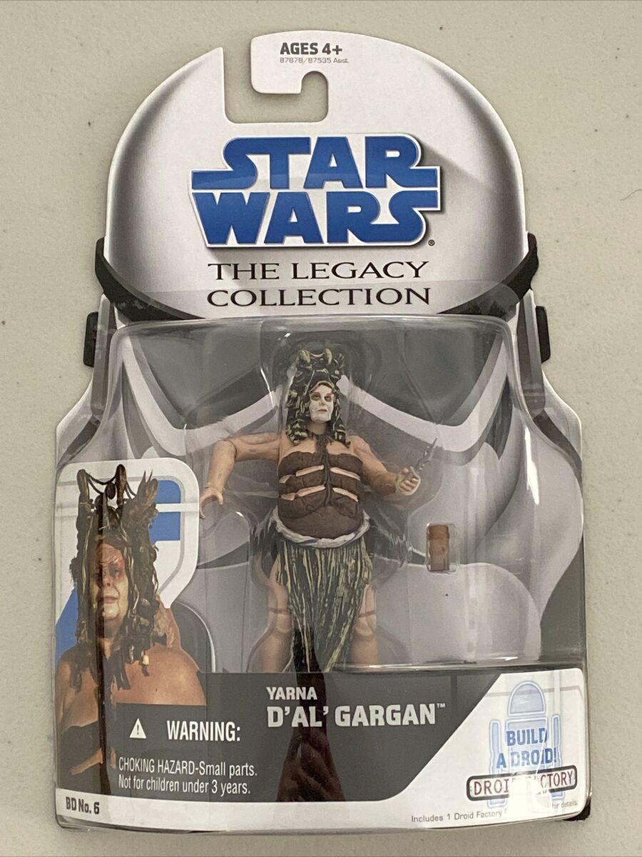 Sealed star wars legacy yarna dal gargan â figure build a droid toys