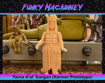 Vintage style star wars yarna gargan action figure jabbas dancer kenner prototype version