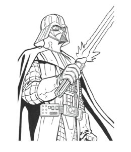 Star wars coloring pages playing learning