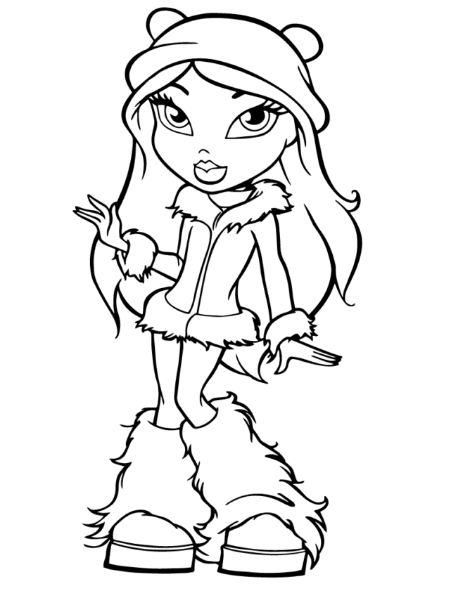 Bratz coloring pages printable for free download