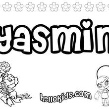 Yasmin coloring pages