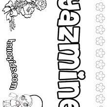 Yasmin coloring pages