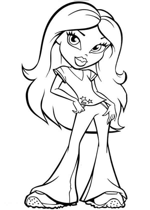 Draws ideas bratz girls drawings doll drawing