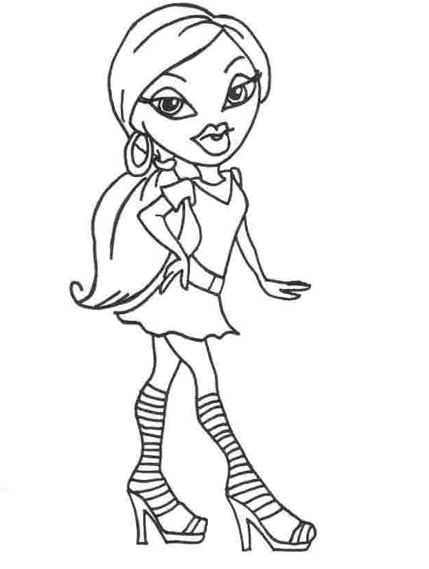Beautiful yasmin coloring page