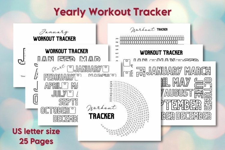 Workout tracker printable