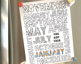 Habit tracker monthly workout calendar printable habit tracker monthly workout coloring page monthly tracking cutfile svg pdf
