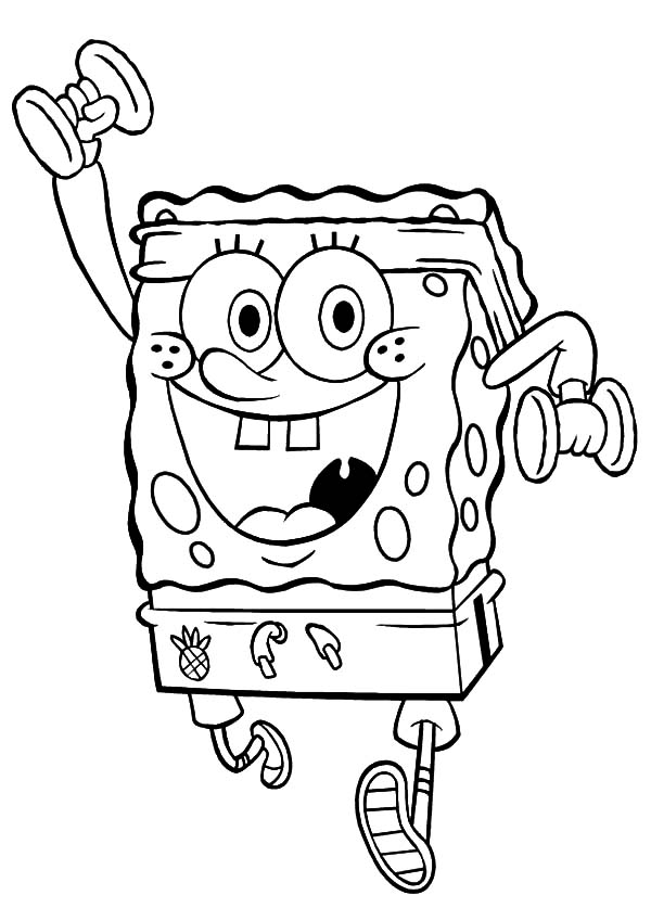 Exercise coloring pages