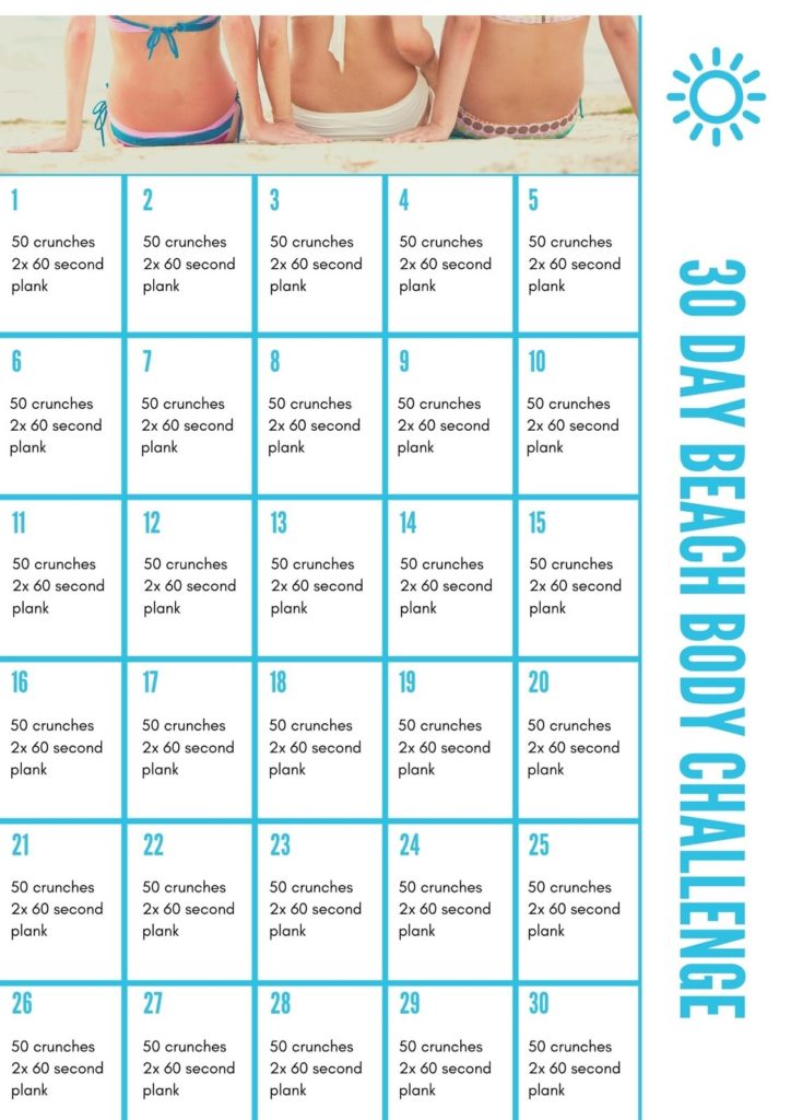 Free workout calendar templates to plan your exercise habit
