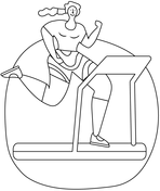 Fitness coloring pages free coloring pages