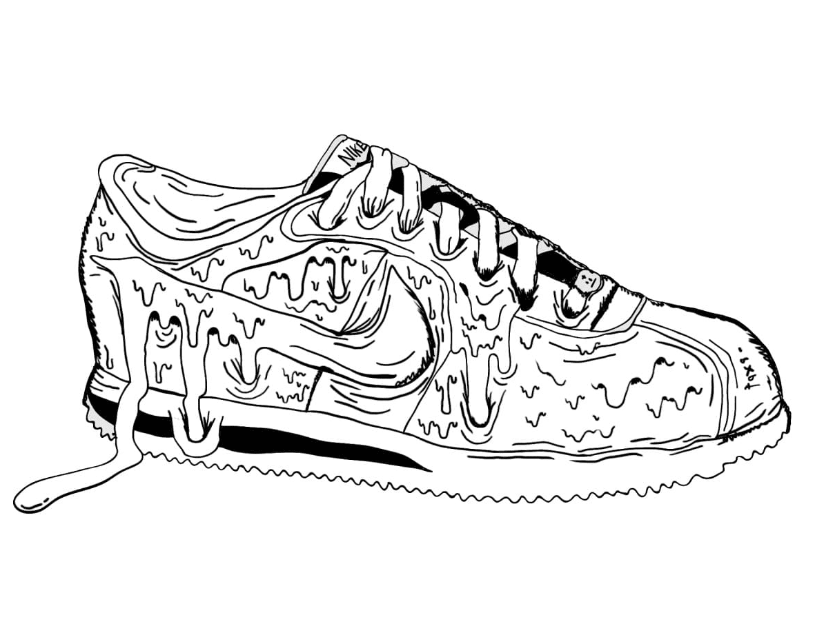 Nike coloring pages
