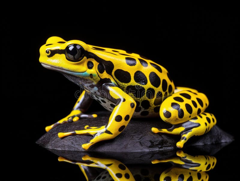 Yellow poison dart frog stock illustrations â yellow poison dart frog stock illustrations vectors clipart