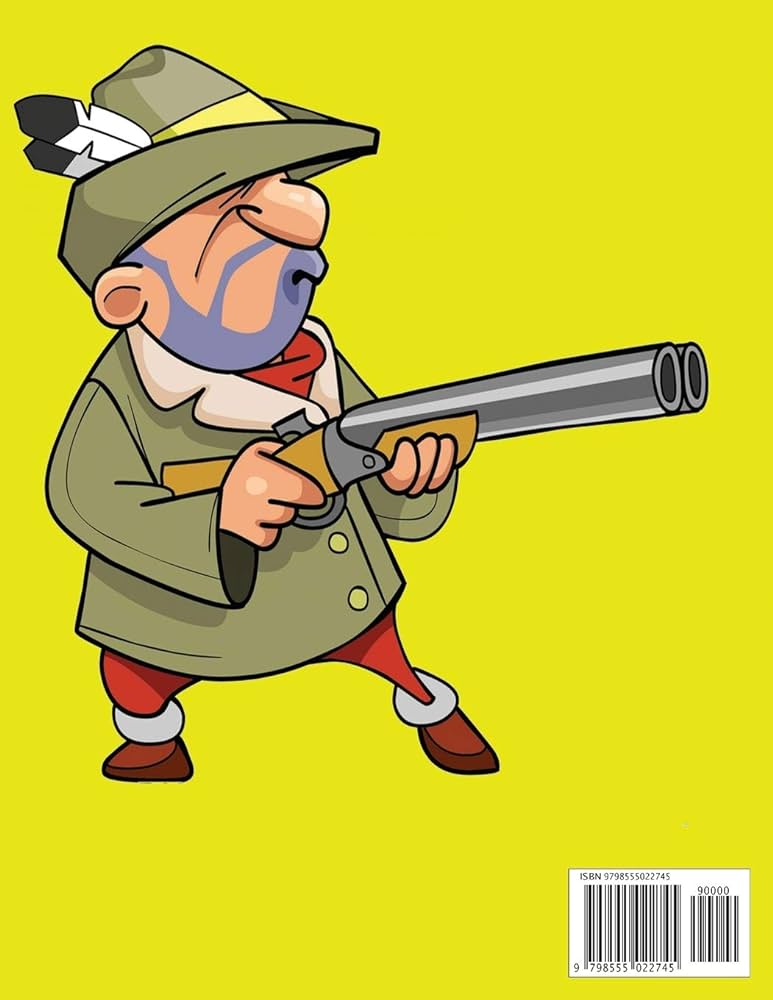 Hunting coloring book hunting coloring pages for preschoolers funny hunting bow hunting for boys girls and kids doker hunting kitap