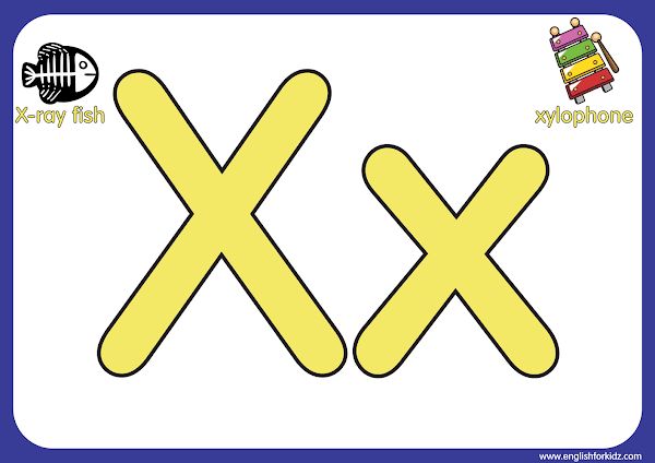 Big printable abc letters