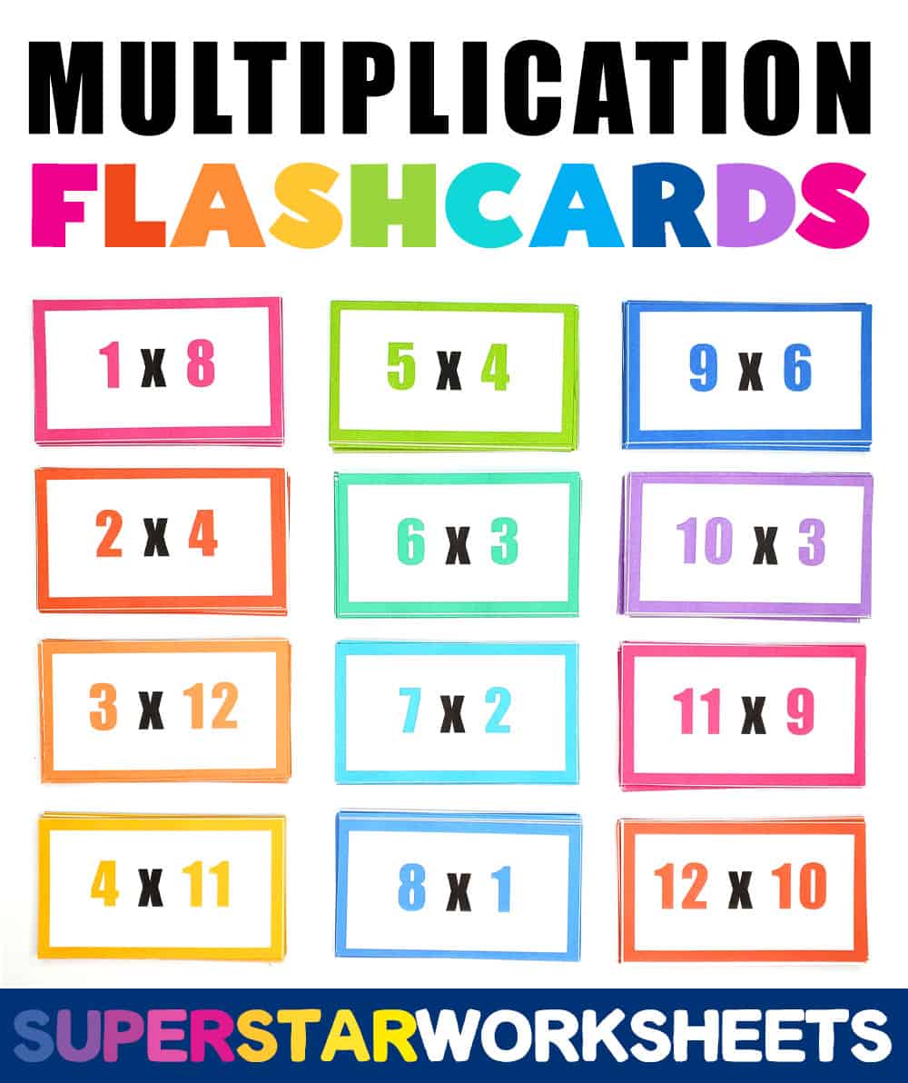 Multiplication flashcards
