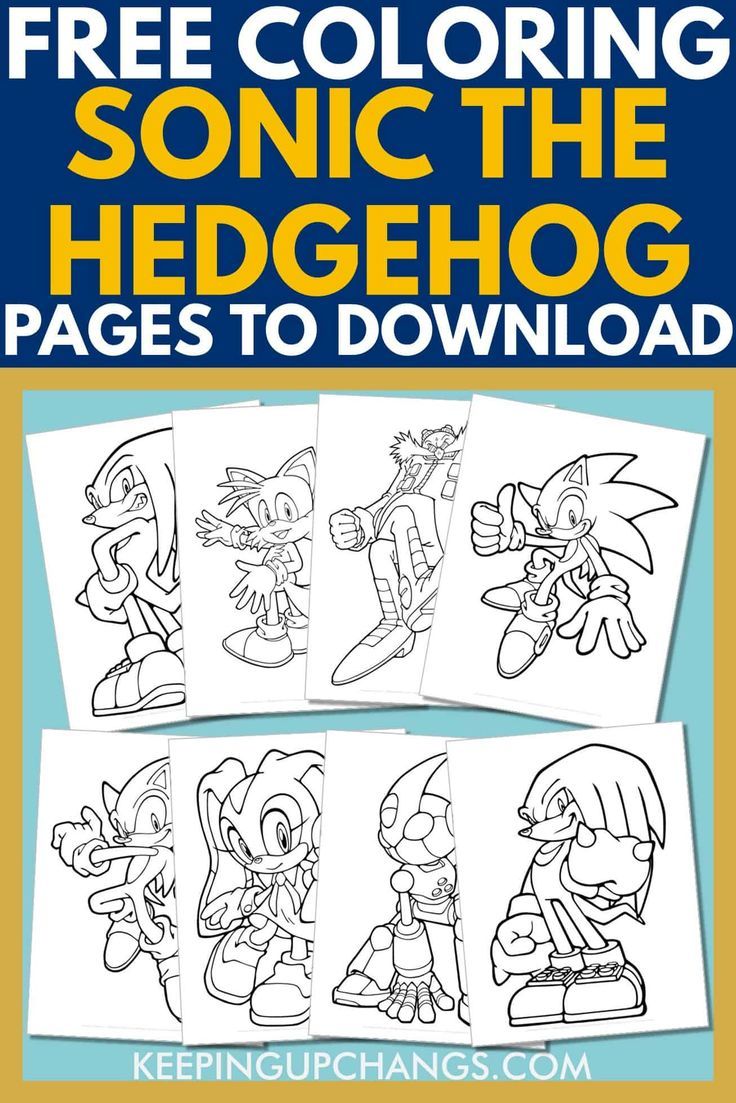 Best free sonic coloring pages for kids and adults coloring pages coloring pages for kids sonic the hedgehog