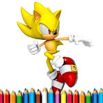 Sonic coloring book