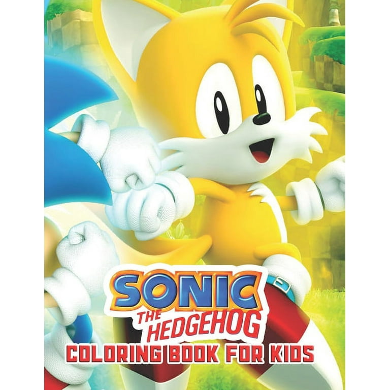 Sonic the hedgehog coloring book for kids sonic the hedgehog coloring book kids girls adults toddlers kids ages