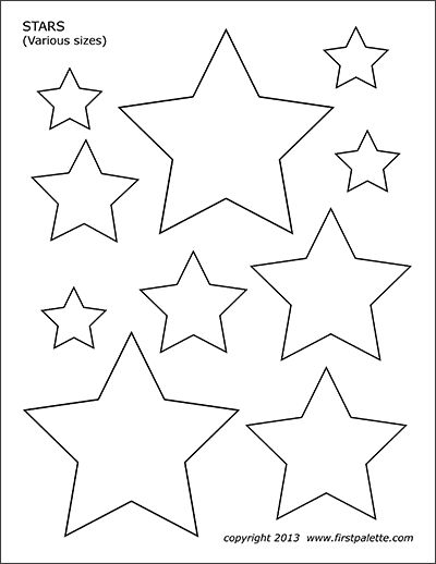 Stars free printable templates coloring pages free printable crafts templates printable free star template printable