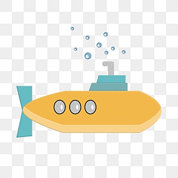 Yellow submarine png vector psd and clipart with transparent background for free download