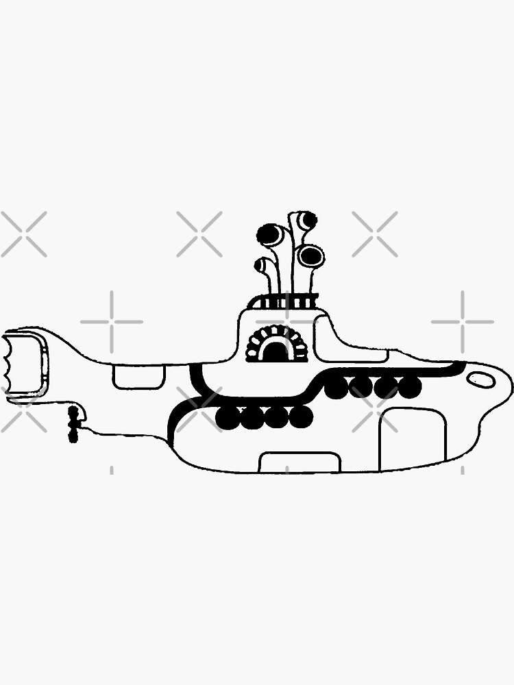 Submarine silhouette sticker by kaliguli