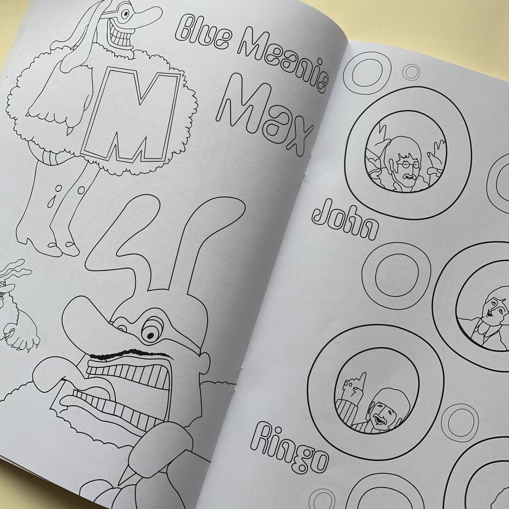 Yellow submarine colouring book â anorak magazine