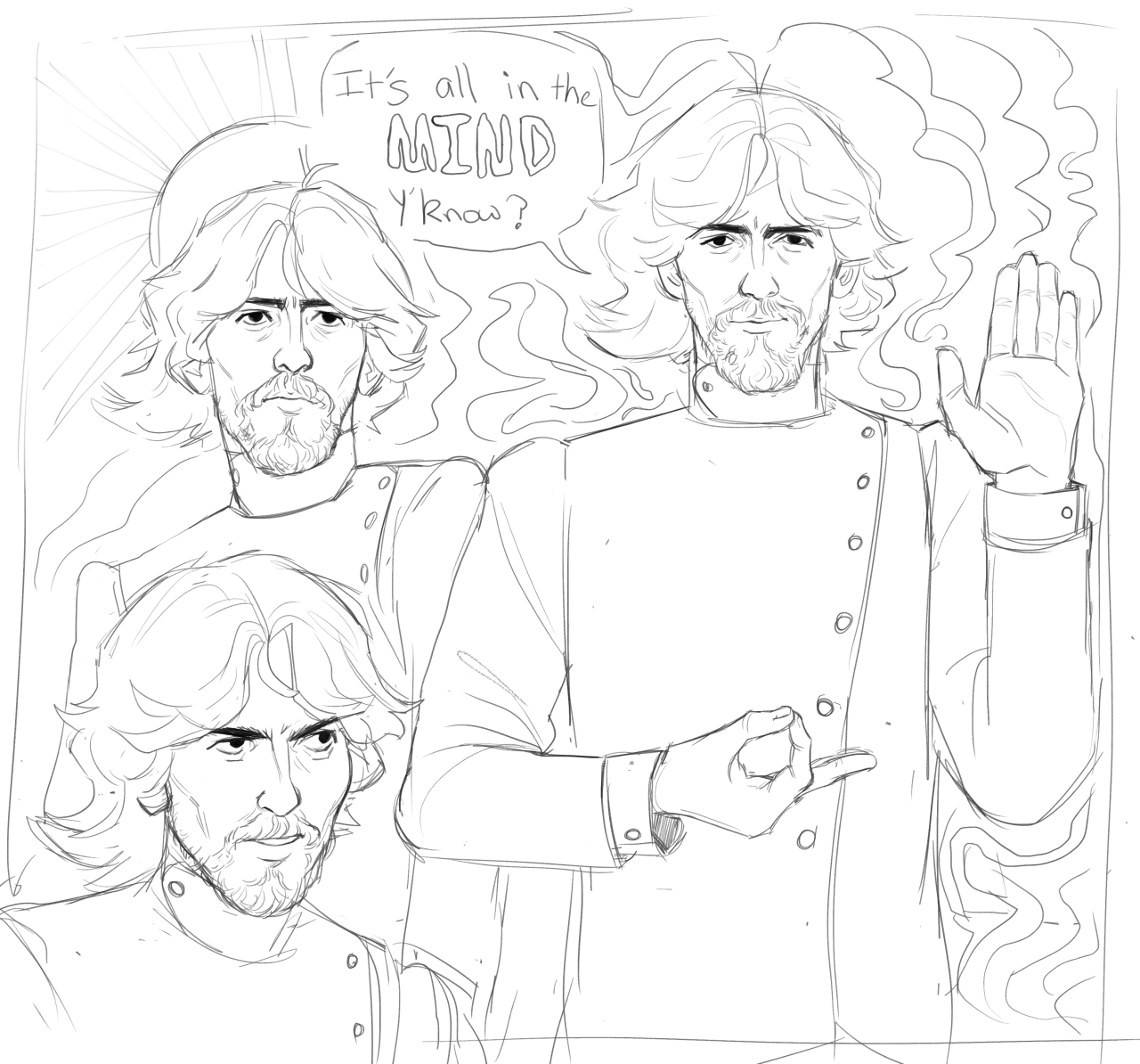 Nothing is real â george in yellow submarine is so fine and im sick