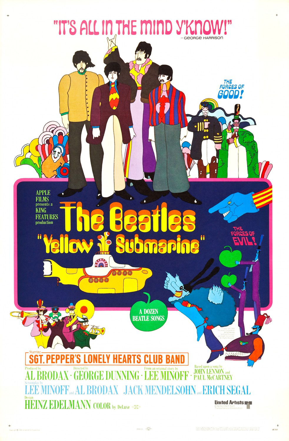Yellow submarine western animation