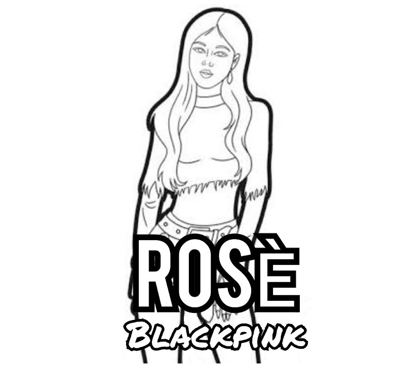 Blackpink coloring pages printable for free download
