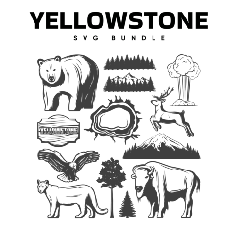Yellowstone svg files for