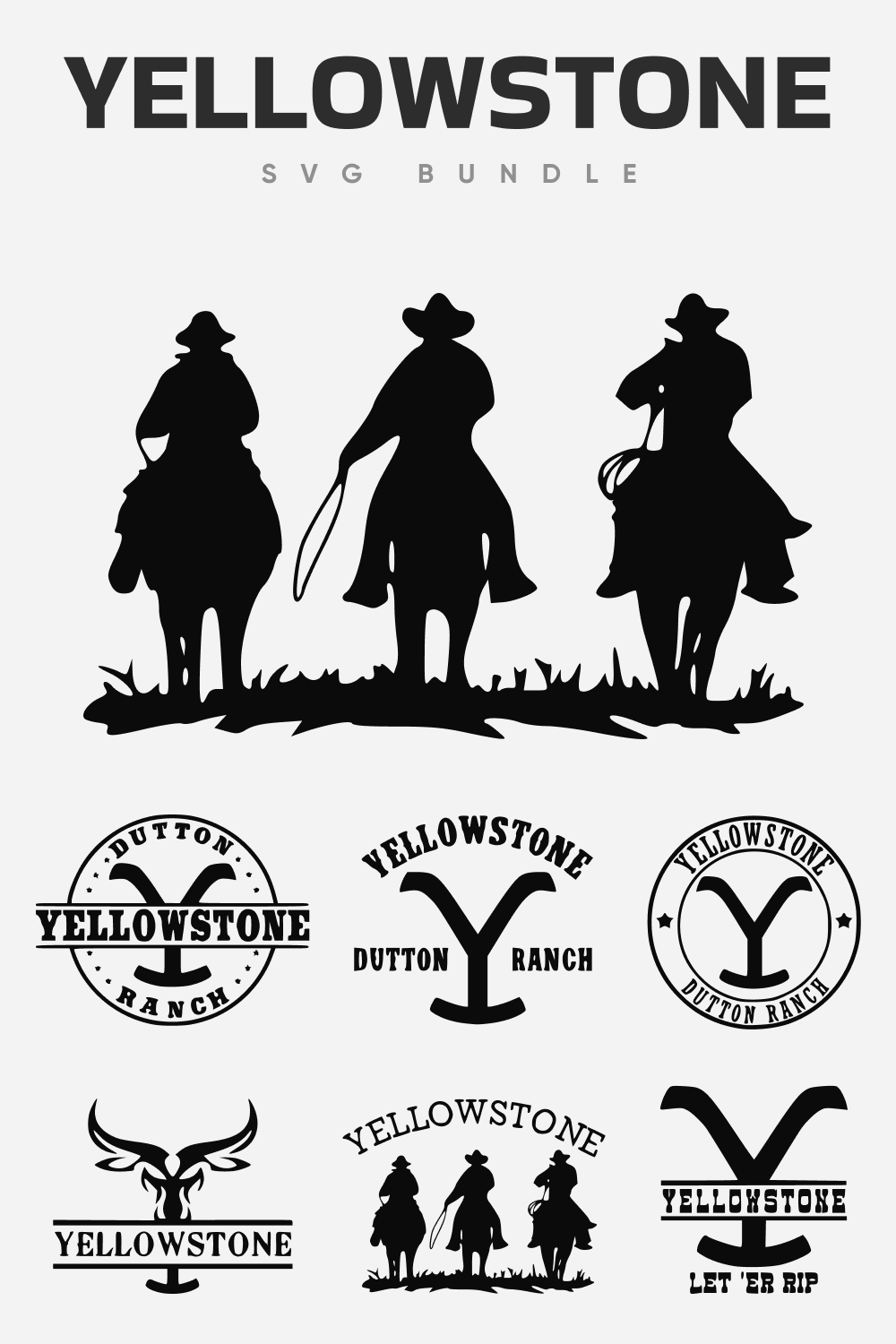 Yellowstone svg bundle â