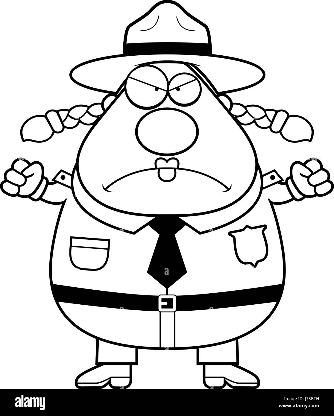 Cartoon park black and white stock photos images