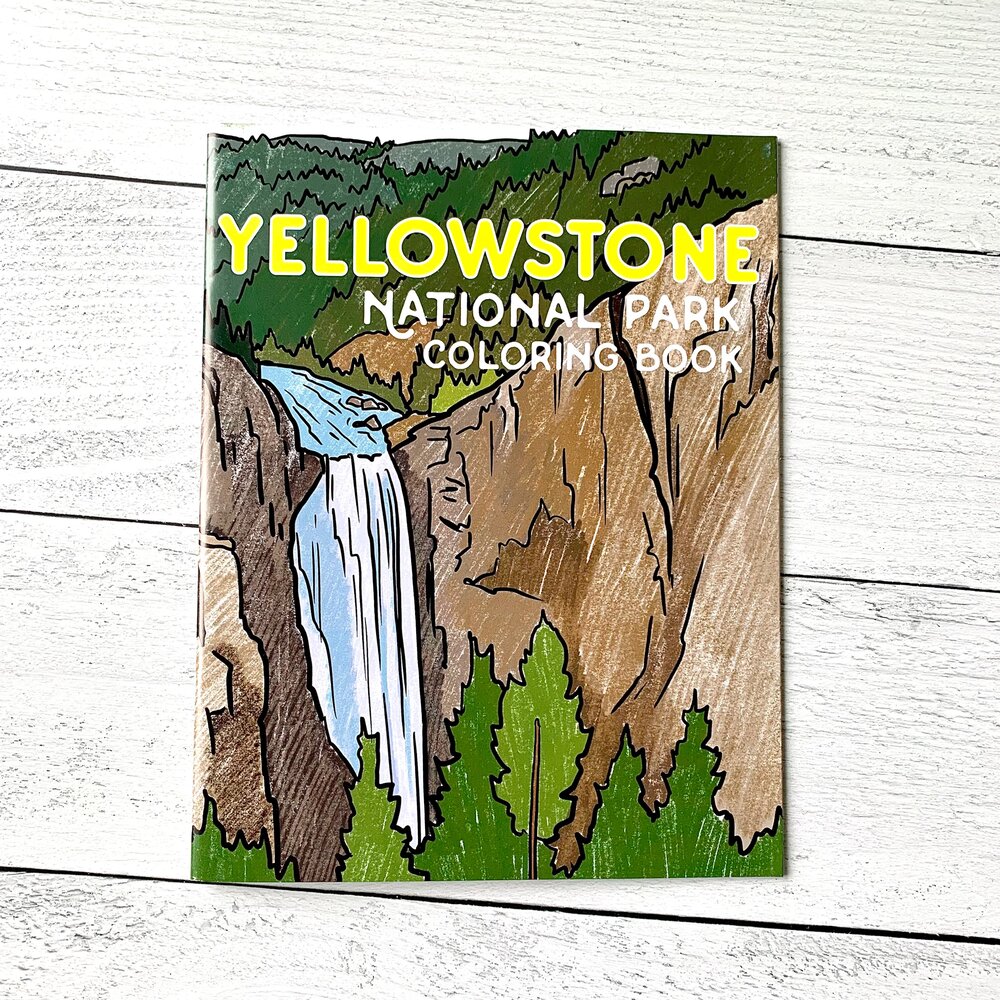 Yellowstone national park coloring book â corvidae drawings designs
