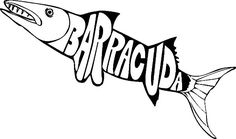 Barracuda fish coloring pages eas fish coloring page coloring pages barracuda