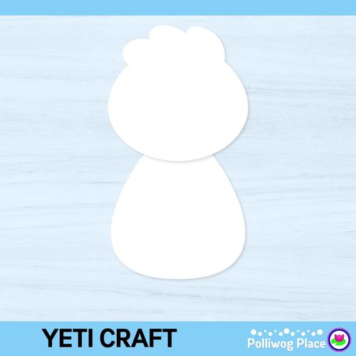 Winter yeti craft activity by polliwog place tpt