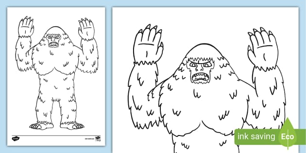 Yeti louring sheet teacher made