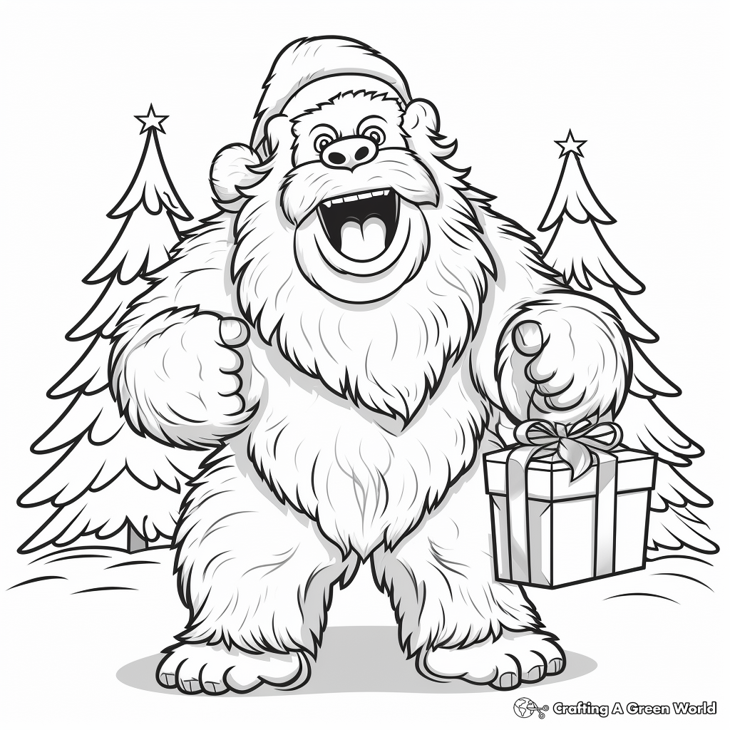 Yeti coloring pages