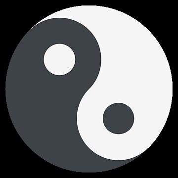 Yin yang emoji order and chaos baby one