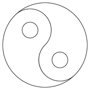 Yin yang coloring page free printable coloring pages