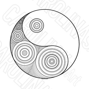 Yin yang coloring
