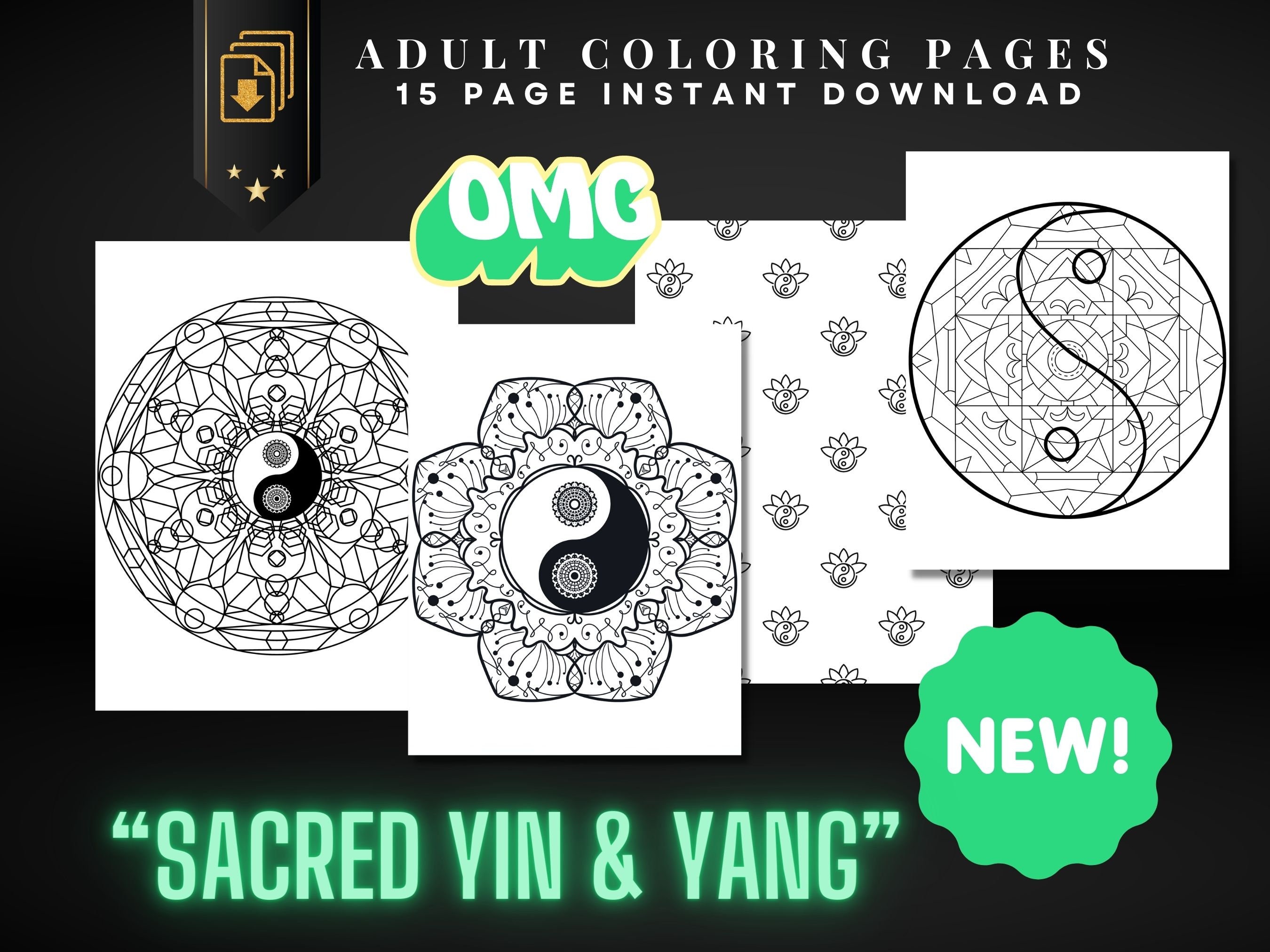 Yin yang coloring