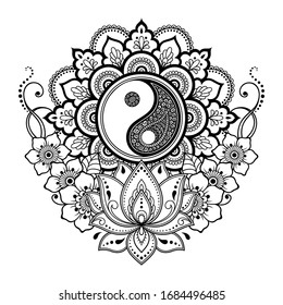 Mandala yin yang images stock photos d objects vectors